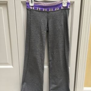 Ivivva Size 10 Grey Yoga Pants